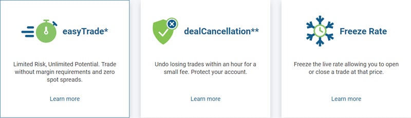 EasyMarkets Features