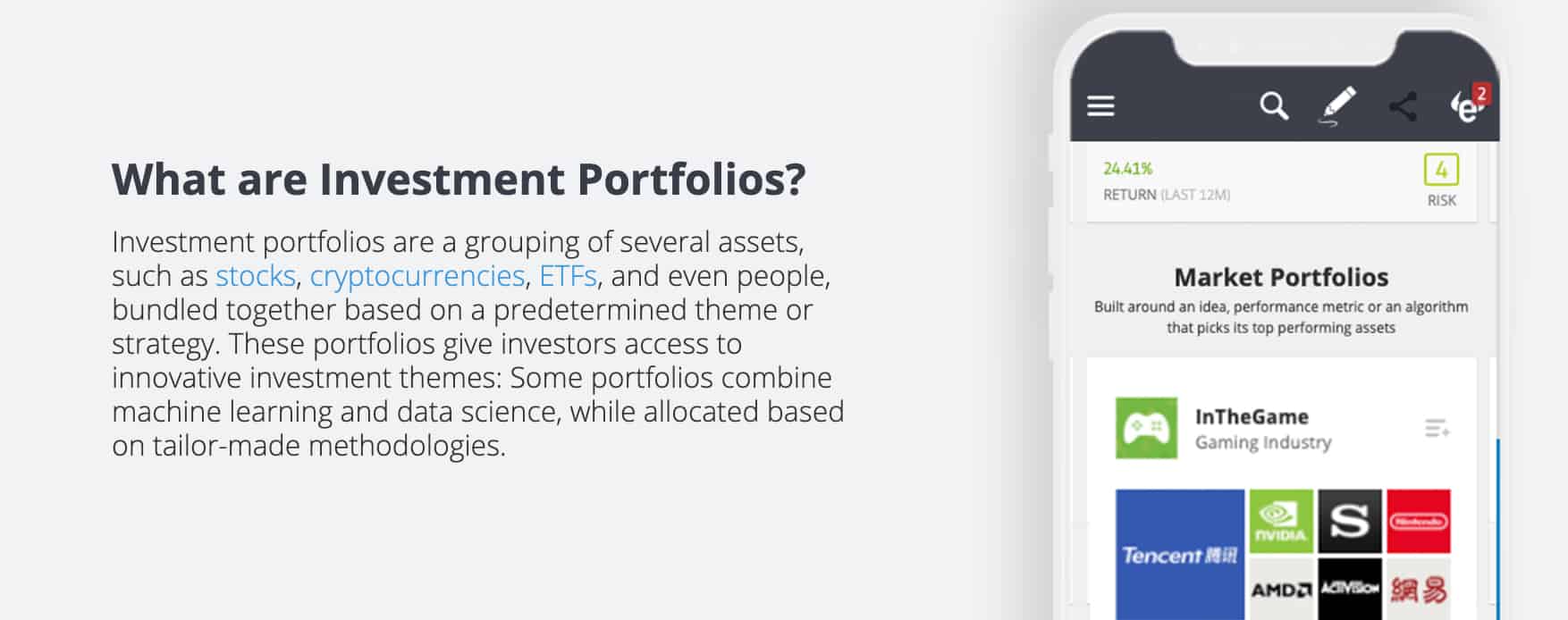 eToro Investment Portfolios Market Maker Forex Brokers