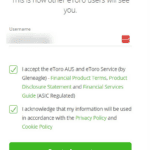 eToro create an account 1