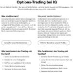 how to trade options with IG Group