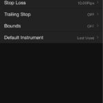 OANDA - Order Ticket Default Settings