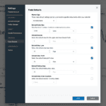 Preset Trade Settings for Order Tickets