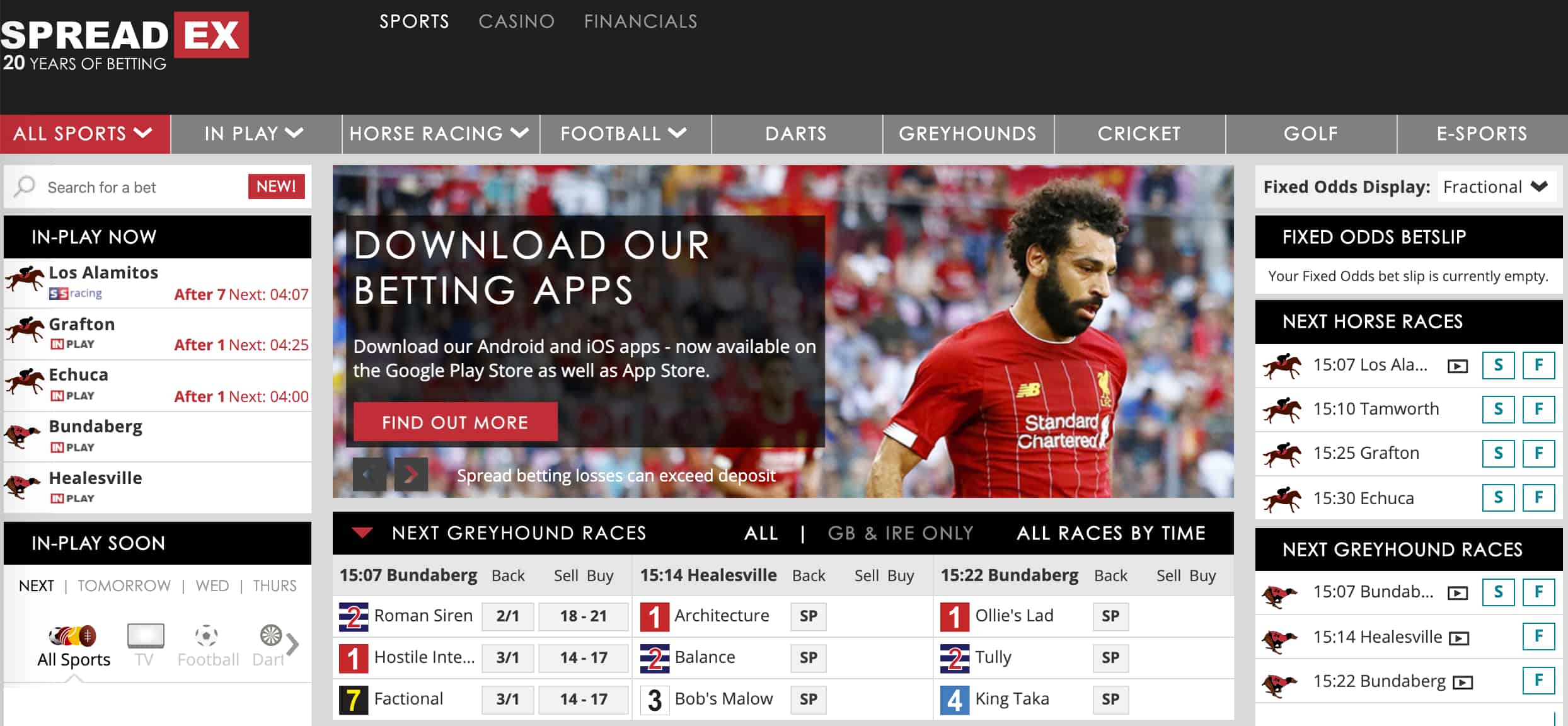 Top Sports Spread Betting Sites