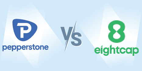 Pepperstone versus Eightcap