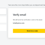 how to register with exness step 2 email verification