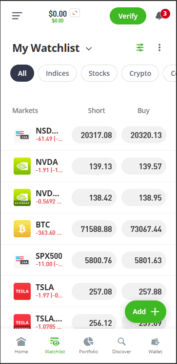 eToro - App de Trading Móvil