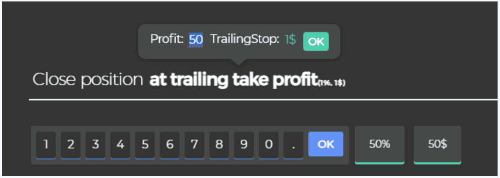 Capitlise.ai trailing stoploss setup