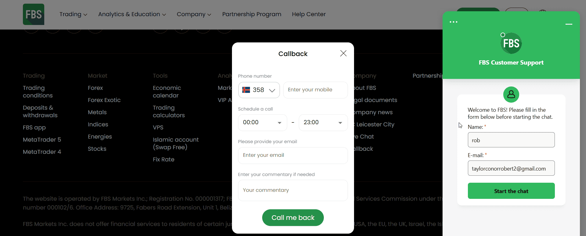 FBS Customer Support