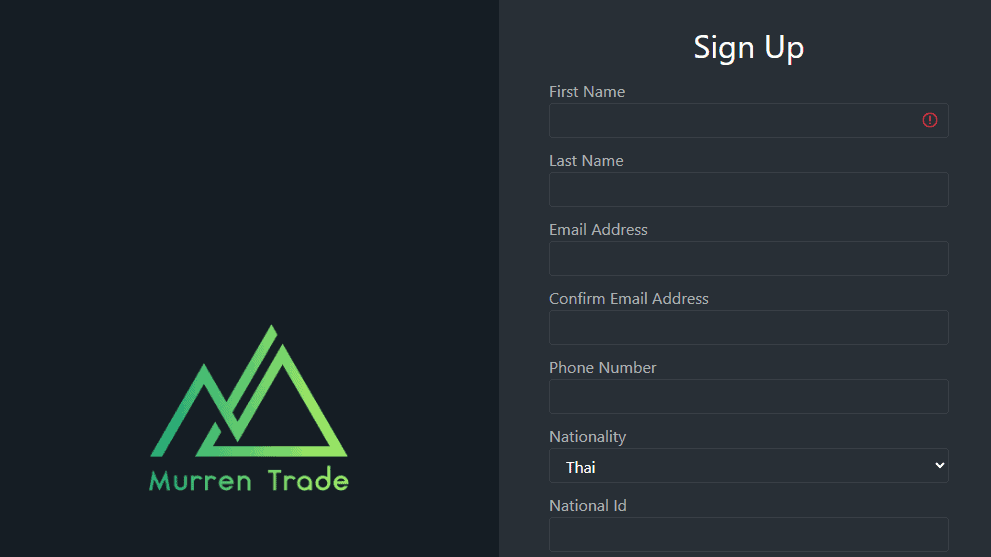 ลงทะเบียน Murren Trade