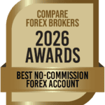 Best No Commission Forex Account Award 2026