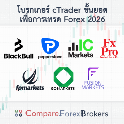 โบรกเกอร์ cTrader ชั้นยอด เพื่อการเทรด forex 2026
