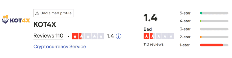 KOT4X TrustPilot