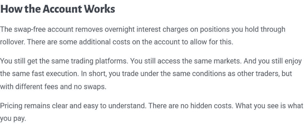 TabTrade swap-free account